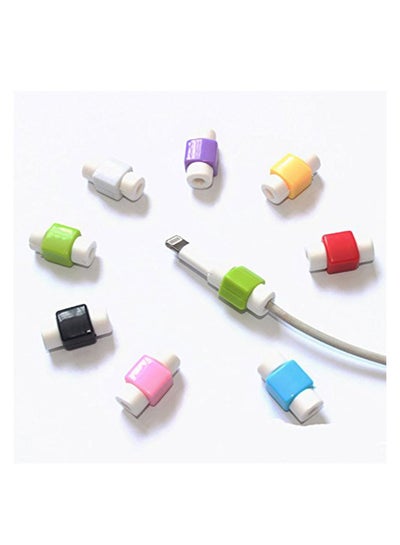 Buy Practical Cute Cartoon USB Cable Protector Cover Cases For IPhone/Ipad Headset Charger Cord 10Pcs in Saudi Arabia