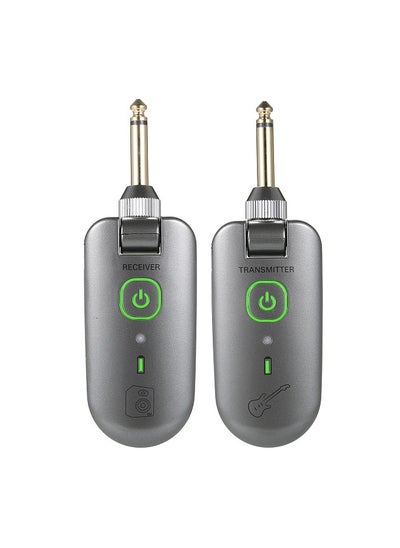 اشتري double W3 Portable UHF Wireless Guitar Transmitter and Receiver Set 50M Transmission Range Audio Wireless System Built-in Rechargeable Lithium Battery في الامارات