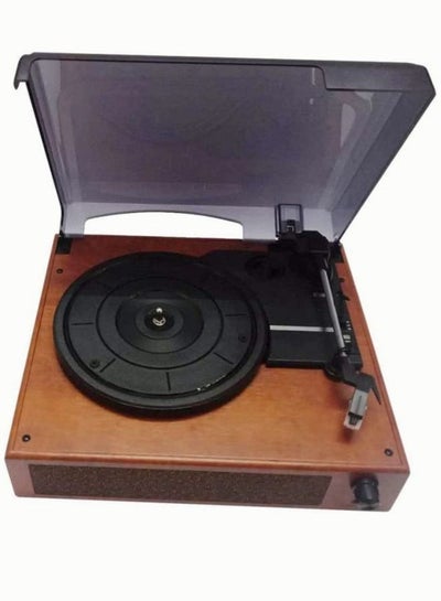 Buy Portable Gramophone Vinyl Record Player Vintage Classic Turntable Phonograph with Built-in Stereo Speakers in Saudi Arabia