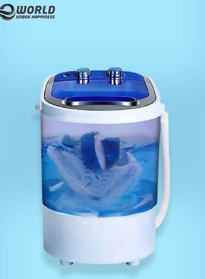 Buy Portable Mini Shoe Washing Machine with Spinner Dryer and Brush in UAE