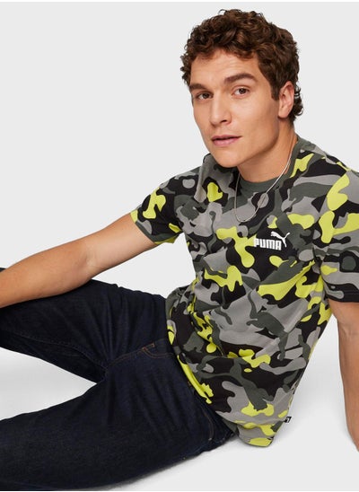 Buy Essential+ Camo All Over Printed T-Shirt in UAE