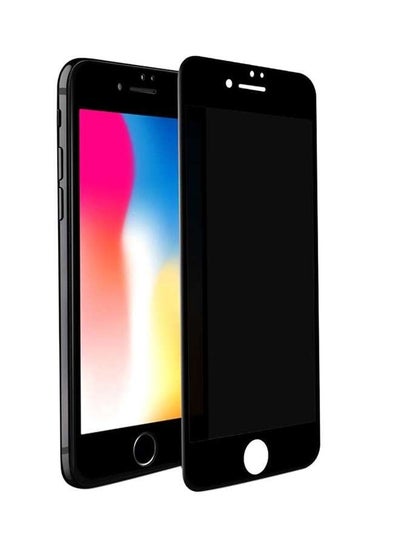 Buy Anti-Spy Privacy Tempered Glass Screen Protector For Apple iPhone 7 Plus Black in UAE