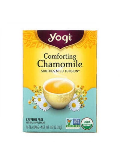 اشتري Yogi Tea, Comforting Chamomile, Caffeine Free, 16 Tea Bags, .85 oz (24 g) في الامارات