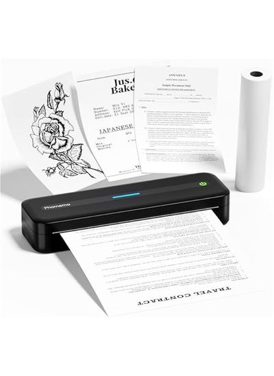 Buy M832 Portable Printer, Upgrade Portable Printers Wireless for Travel, Bluetooth Inkless Printer Support 8.5'' x 11'' US Letter, Mobile Thermal Printer Compatible with Phone & Laptop, 300dpi in Saudi Arabia