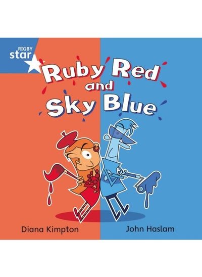 اشتري Rigby Star Independent Blue Reader 4: Ruby Red and Sky Blue في الامارات