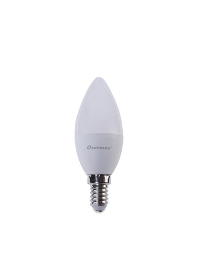 Buy Oshtraco 3W E14 Led Candle Bulb Warm White Dimmable 3000K 270Lumen - White in UAE