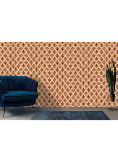 Buy Beautiful Background Background Texture Floral Pattern Fabric Wallpaper Covers An Area ​​Up To 4.2Mx3M With Adhesive And Smoothing Tool in Egypt