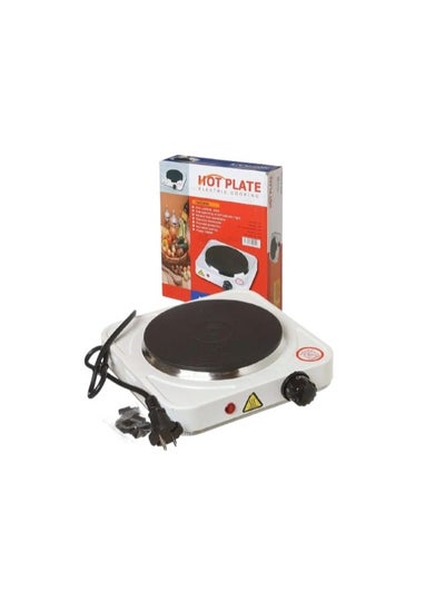 Buy Electric Cooker Single Burner Hot Plate Non-Stick Coating Overheat Protection 1000W in Egypt