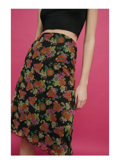 Buy Floral Mesh Skirt in Saudi Arabia