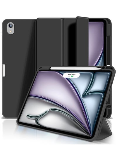 Buy Case for iPad Air 11-inch M2 (2024), iPad Air 5th/4th Generation (2022/2020) 10.9-inch Case with Pencil Holder Trifold Stand Case with Soft TPU Back Cover Auto Sleep/Wake in Saudi Arabia