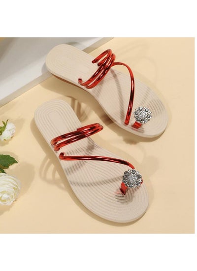 Buy Summer Fashion Flat Sandals in Saudi Arabia