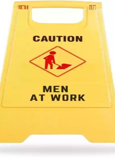 اشتري KNP Portable Self Standing Sign Board (MEN AT WORK) is an essential safety tool used to indicate that work is actively being carried out in a specific area. في الامارات