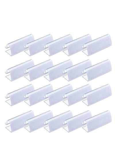 اشتري Table Skirting Clips Transparent Windproof Table Cover Holder Clamps Clear Table Edge Clips for Wedding Home Meeting Party Picnic Patio Banquet Indoor Outdoor Events في السعودية