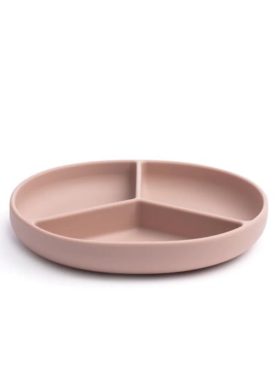 Buy Silicone Suction Plate For Infant Ash Rose in Saudi Arabia