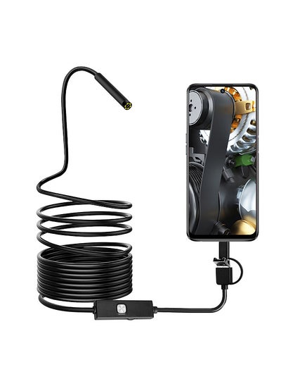 اشتري Endoscope 0.3MP Endoscope 3 in 1 Endoscope with Adjustable LEDs 1 meter في السعودية