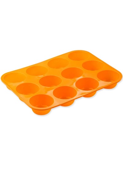 Buy Heat Resistant Silicone Muffin Pan for 12 Muffins in Egypt