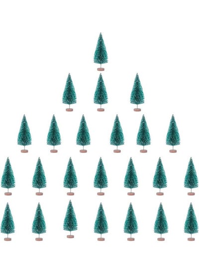 Buy 24 Pcs Artificial Mini Christmas Trees in Egypt