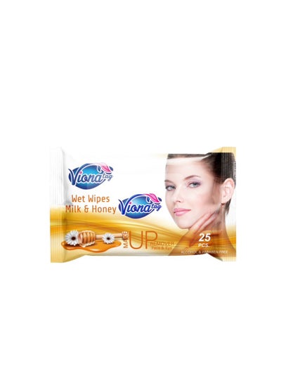Buy Fiona Makeup Remover Wet Wipes, 25 Wipes in Egypt