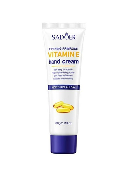 Buy VITAMIN E EVENING PRIMROSE HAND CREAM HYDRATING NOURISHING MOISTURIZER SKIN CARE HAND CREAM 60 g in UAE