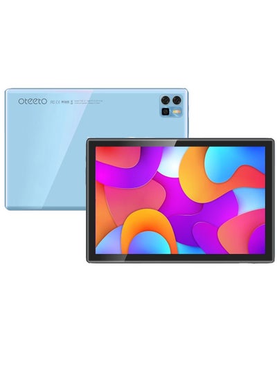 Buy Oteeto Tab 12 Pro 10.1 Inch Android Tablet with 5G WiFi 8GB RAM 512 GB 6000 mAh Battery and Wireless Keyboard Blue in UAE