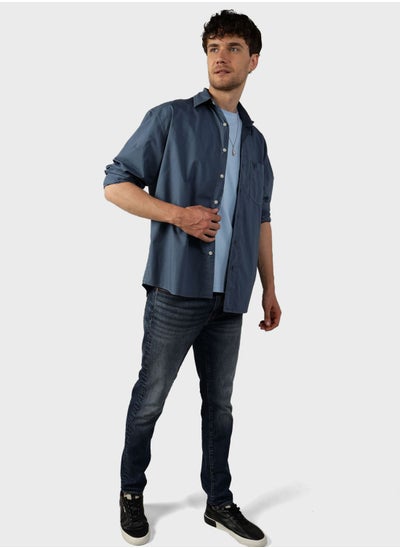 Buy Front Pocket Relaxed Fit Shirt in Saudi Arabia