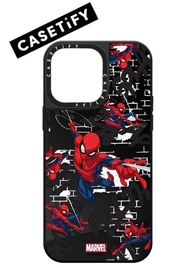 Buy Magnetic Suction Phone Case for iPhone 12/12 Pro Spider Man Protective Cover in Saudi Arabia