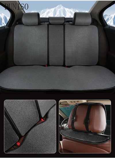 اشتري Auto Breathable Luxury Breathable Rear Bench Car Seat Cover Fit Four Seasons Back Seat Protector Universal Rear of Car Seat Cushions Universal Fit for 95% Cars SUV Pickup Vans في السعودية