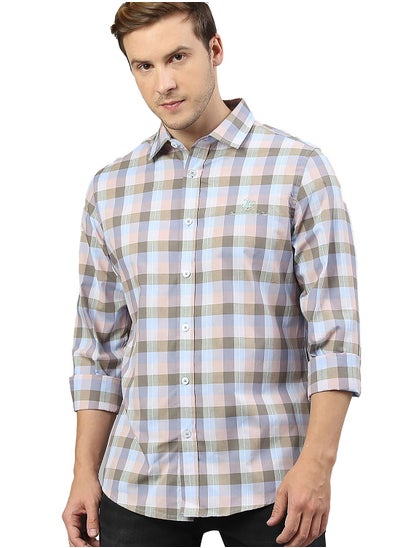 اشتري Casual Regular Fit Check Shirt في الامارات