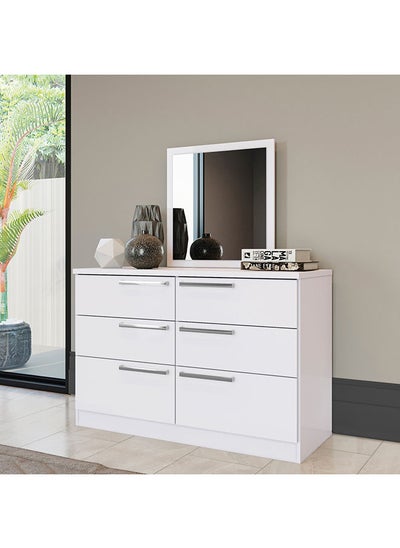 Buy Londrina 6-Drawer Master Dresser 120x80cm in UAE