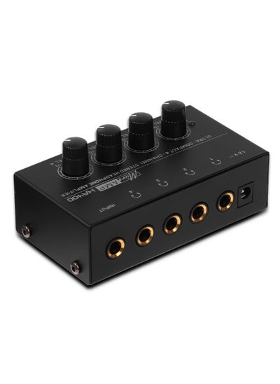 Buy 4 Channels Mini or Stereo Headphone Amplifier HA400 Ultra-Compact Audio Amplifier in UAE