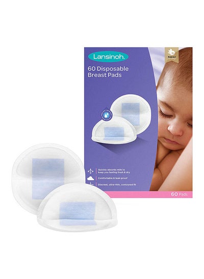 Buy Pack Of 60 Disposable Breast Pads in UAE