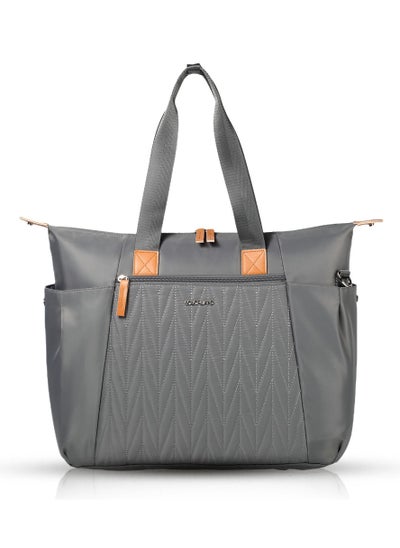 اشتري Little Story Zurich Pack and Go Baby Travel Diaper Bag - Grey في الامارات