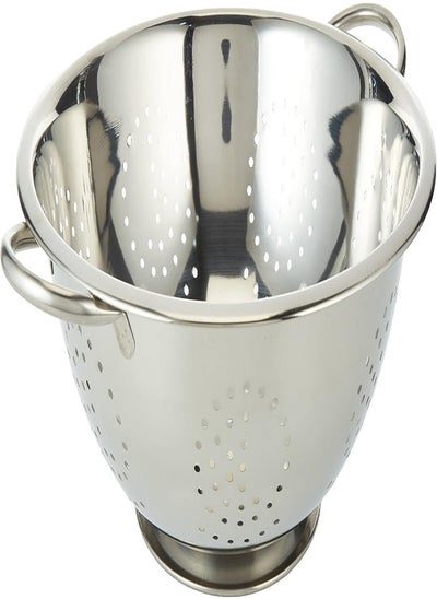 اشتري Raj Steel Colander, 34 Cm , Silver, Vc0008, Rice Colander , Vegetables Colander , Fruits Colander في الامارات