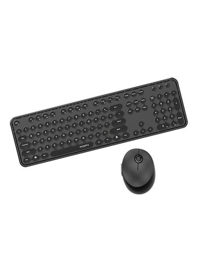 Buy 2.4G Wireless Keyboard Mouse Set Black in Saudi Arabia