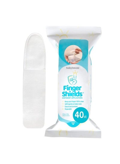 اشتري Finger Shields 100% Mess Free Baby Diaper Rash Cream Applicator Ointment Applicator Keeps Fingers And Nails Clean Perfect For Travel 40 Count في الامارات