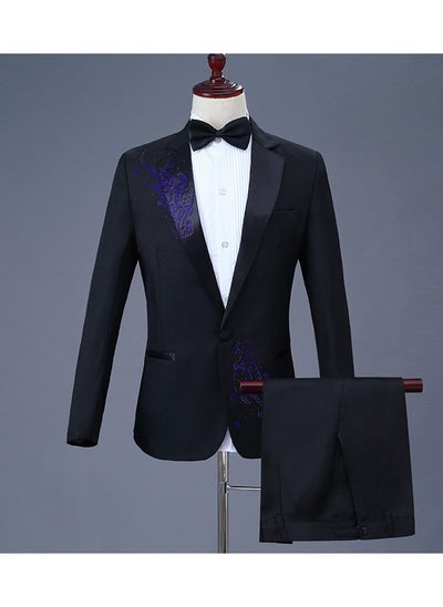 اشتري New Fashionable Slim Fit Suit Set في السعودية