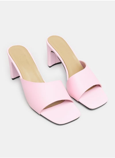 Buy Curved Mid Heel Mule in Egypt