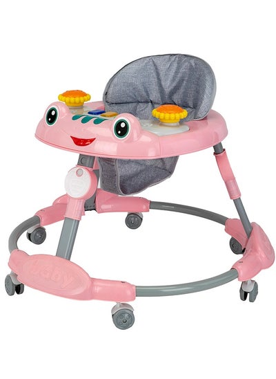 Buy Foldable Soft Cushioned  High Quality Anti-rollover Sit-to-Stand Baby walker in Saudi Arabia