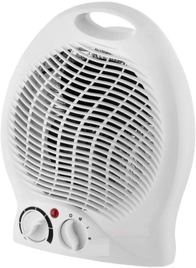 Buy Warmlite  Thermo Fan Heater with 2 Heat Settings and Overheat Protection, 2000W, White in UAE