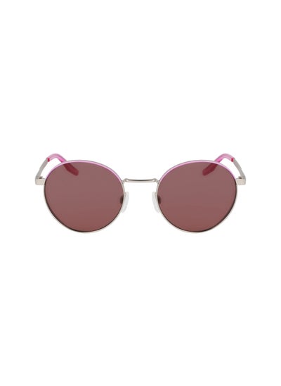 اشتري Women's UV Protection Round Shape Metal Sunglasses CV107S FOXING II-046-5120 - Lens Size: 51 - Satin Silver/Grape Fizz في السعودية