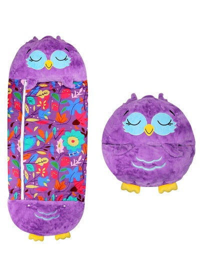 Buy Children's sleeping bag Cartoon animal sleeping bag Children's quilted anti-kick sleeping bag Storage children's sleeping bag in Saudi Arabia