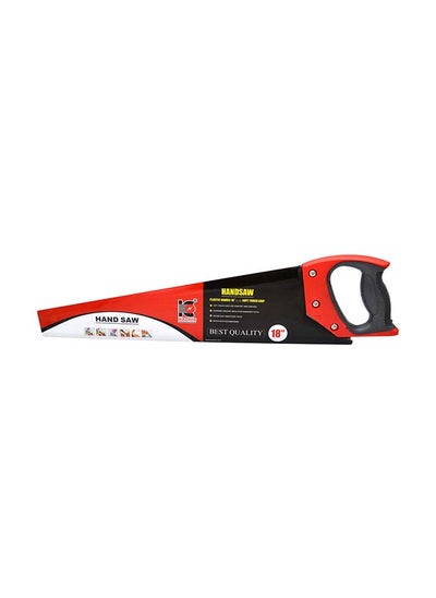 اشتري Hand Saw - 18"/460mm 7TPI Heat Treatment Teeth, Fast Cut, Long Life, Triple Teeth, 65Mn Material, Two Color Soft Handle, Precision Ground Teeth - Ideal for Woodworking and DIY HA1424 في الامارات