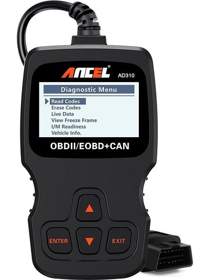 Buy AD310 Classic Enhanced Universal OBD II Scanner Car Engine Fault Code Reader CAN Diagnostic Scan Tool in Saudi Arabia