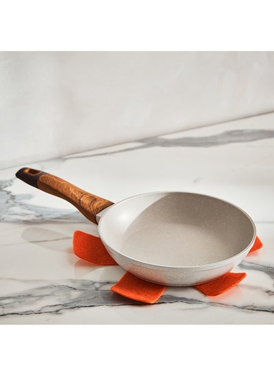 Buy La Natura Induction Fry Pan with Trivet 38 x 5.5 x 20 cm in UAE