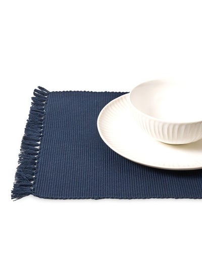 اشتري Cub Ribbed Placemat, Navy - 33X48 Cm في الامارات