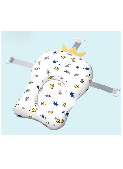 Buy Baby Bath Cushion, Newborn Bathtub Non-Slip Baby Bathtub Mat Pad Baby Bathtub Mat Pad for Newborn Quick Dry Infant Bath Support Seat for Bathtub or Sink(White) in Egypt