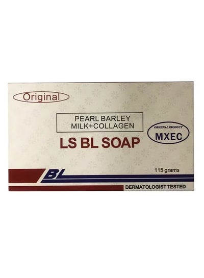 Buy Ls Bl Soap Pearl Barley Milk plus Collagen 115g in UAE