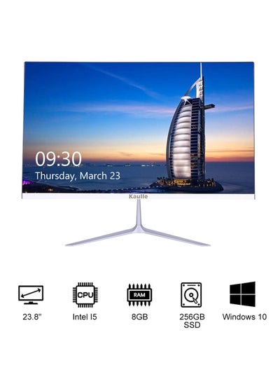 Buy Desktop Computer All In One PC 23.8 Inch,‎Intel Core I5 3320M Processor,8 GB Ram, 256 GB Ssd,Windows 10 Pro All In One Desktop Computer White KLL2381 in Saudi Arabia