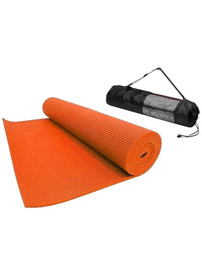 Buy Ultimate Premium Non-Slip 6mm Yoga Mat with Attached Carrying Bag Ideal for High Intensity Interval Training, Pilates, Yoga and Many Other Home Exercises from QShop®️ in Egypt