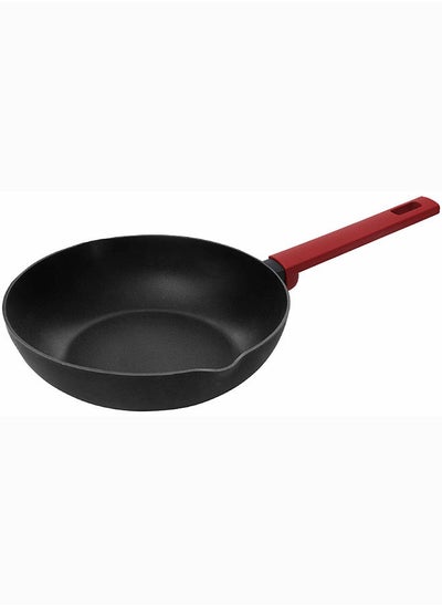 Buy Betty Crocker Non-Stick Wok 28Cm Black in Saudi Arabia